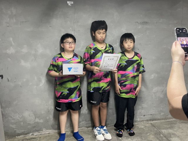宮崎県小学生春季大会 団体戦県予選 男子チーム表彰 1