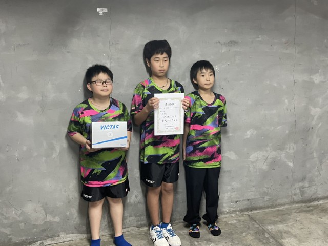 宮崎県小学生春季大会 団体戦県予選 男子チーム表彰 2