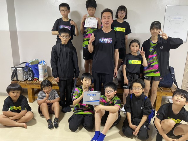 宮崎県小学生春季大会 団体戦県予選 チーム集合写真 1