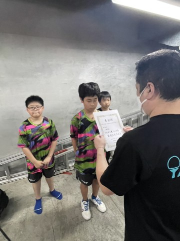 宮崎県小学生春季大会 団体戦県予選 第3位表彰状